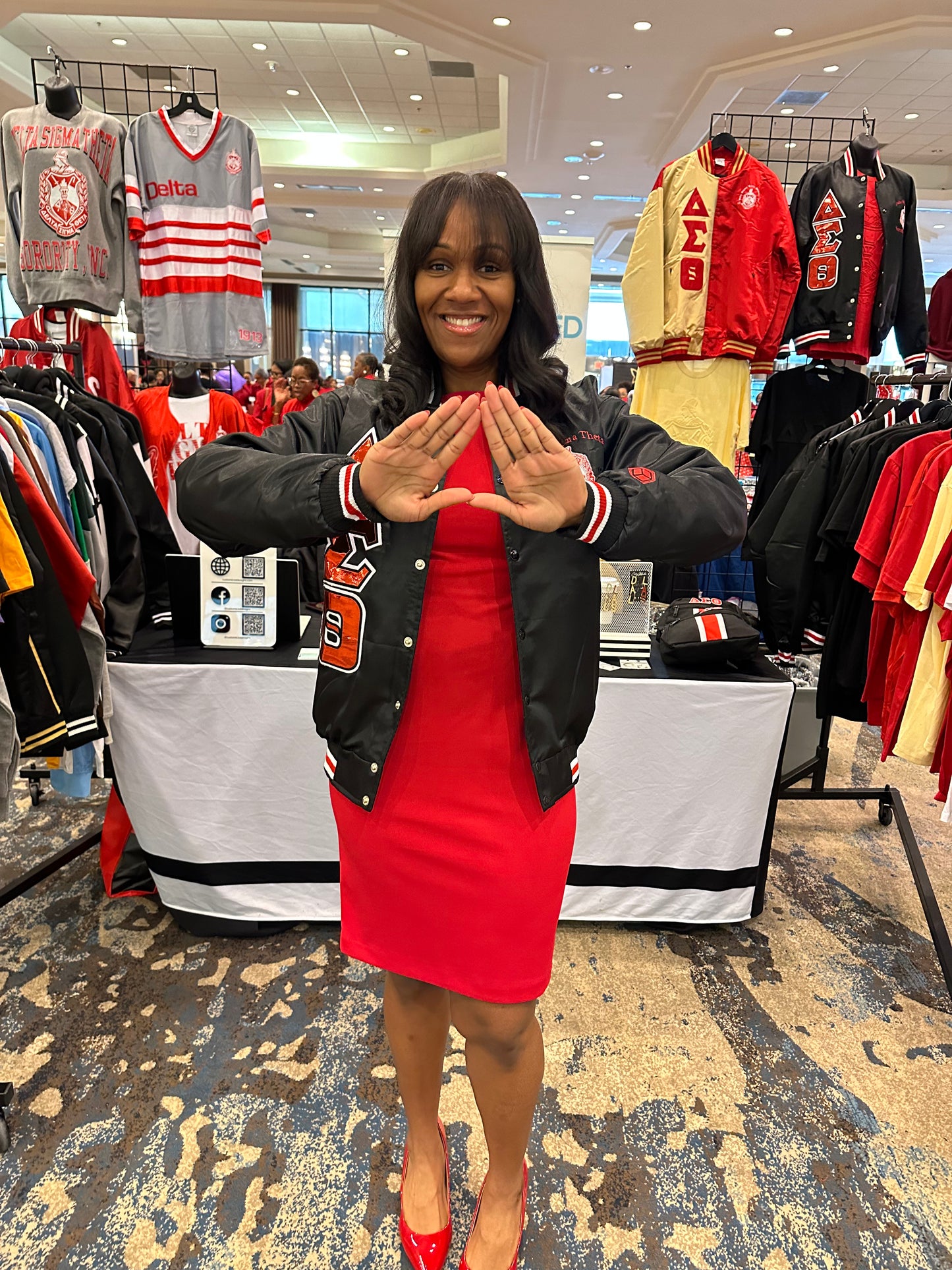 Liquid Red DST Satin Jacket