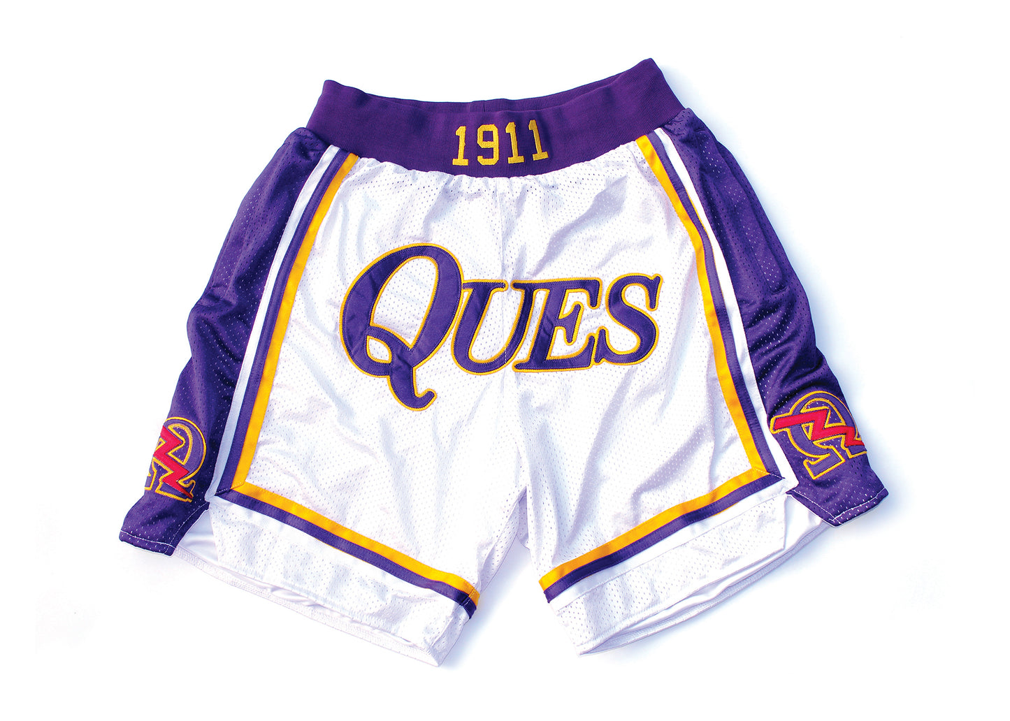 White "Ques" Shorts (CLEARANCE)