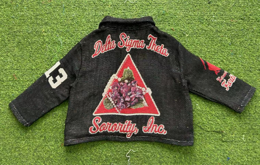 Delta Sigma Theta Sorority, Inc. Black Tapestry Shirt