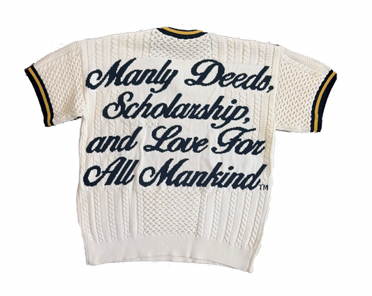 Alphas Knit Short Sleeve Sweater