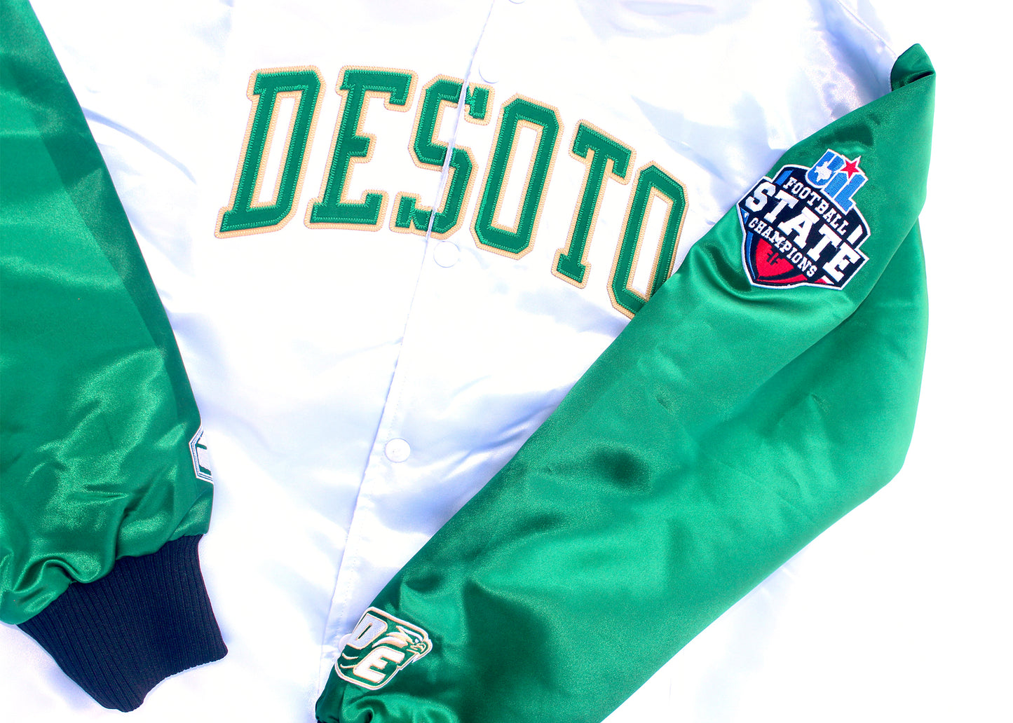 DeSoto Eagles White/Green Jacket (LIMITED)