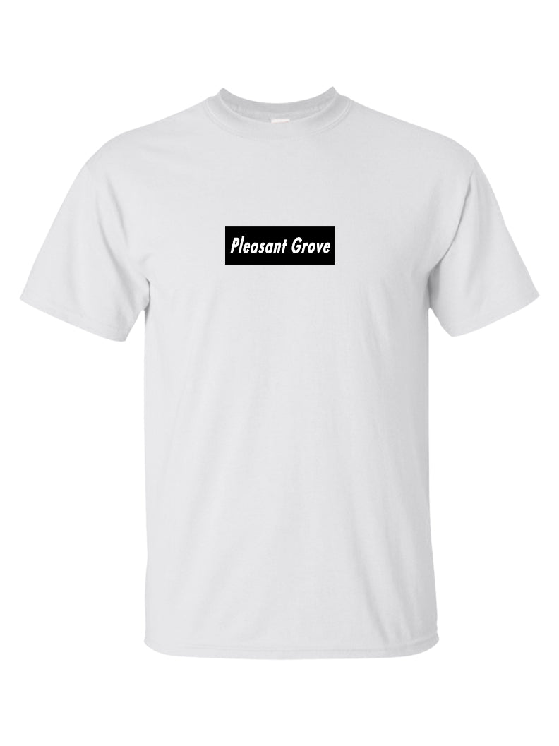 Pleasant Grove Box Logo Tee