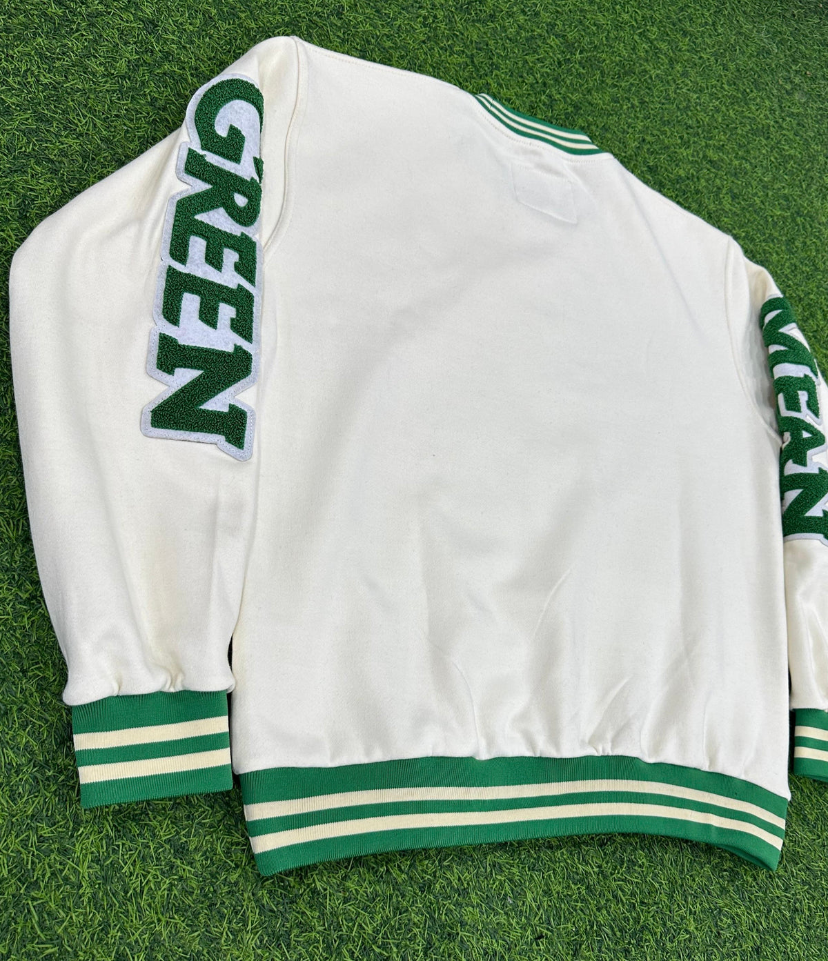 Mean Green Chenille Crewneck