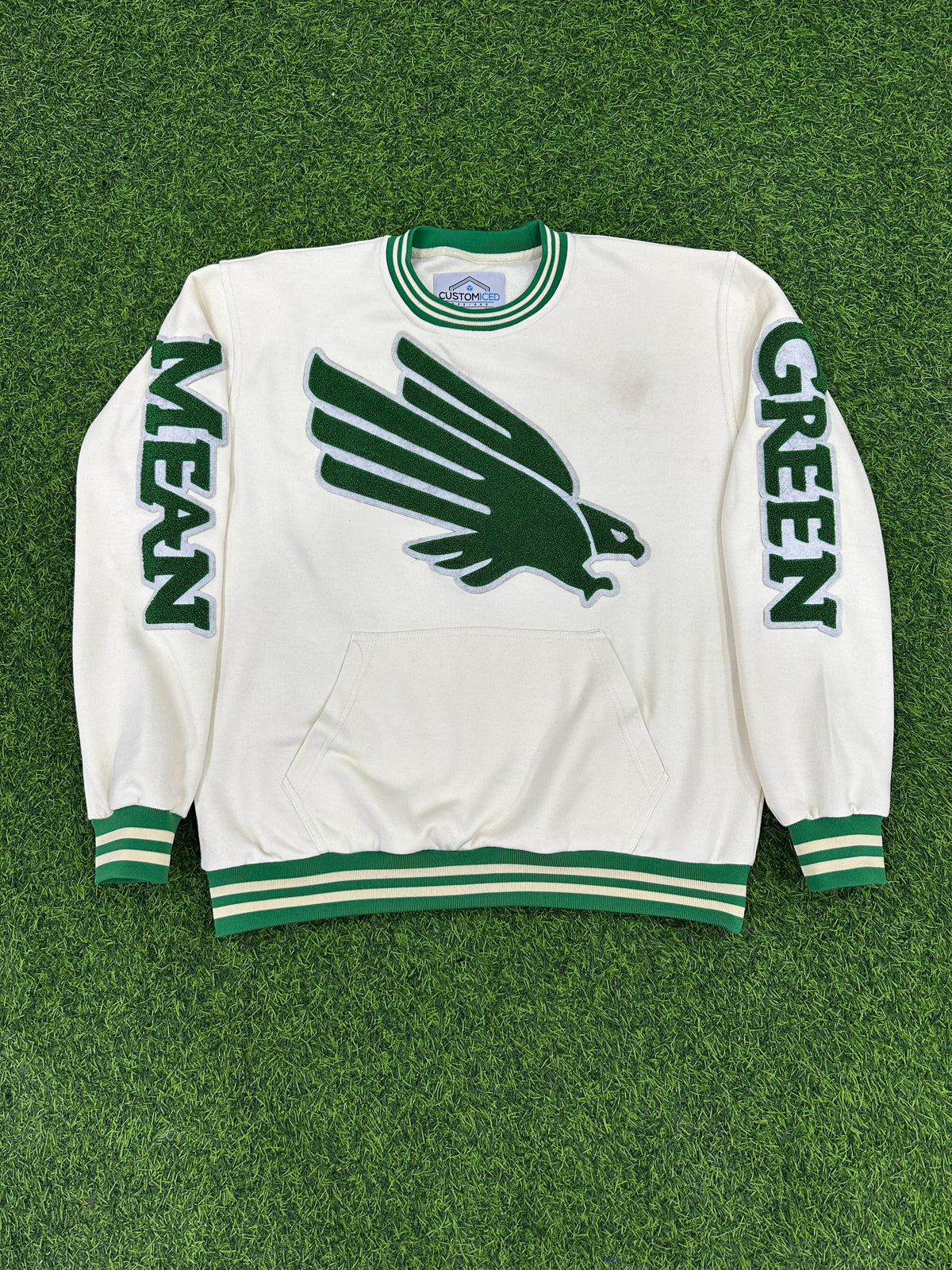 Mean Green Chenille Crewneck