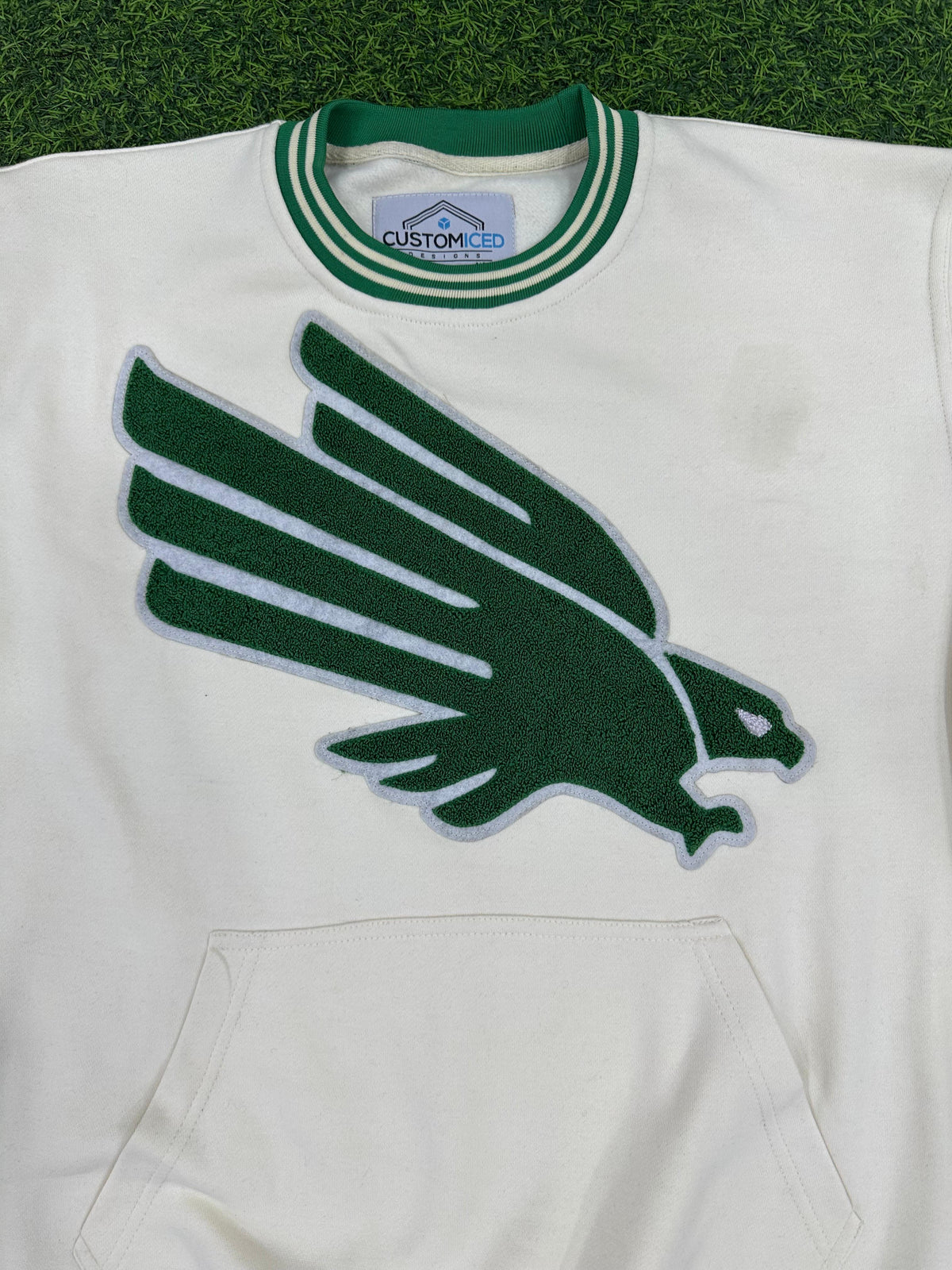 Mean Green Chenille Crewneck