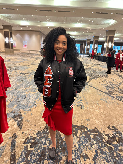 Liquid Red DST Satin Jacket