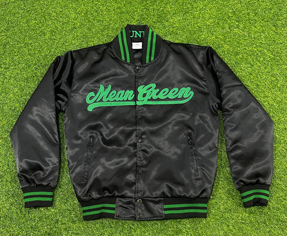 Black Mean Green Satin Jacket - Watts
