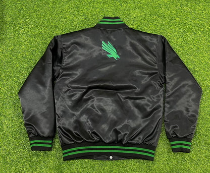Black Mean Green Satin Jacket - Watts