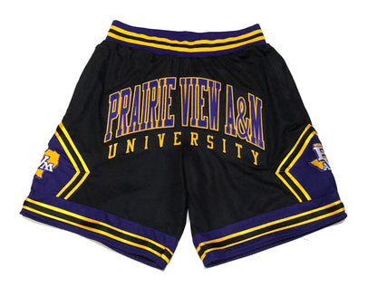 Black Prairie View A&M Shorts