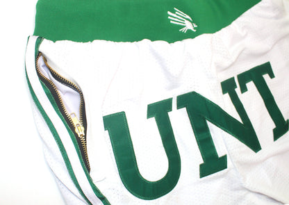 White UNT Shorts